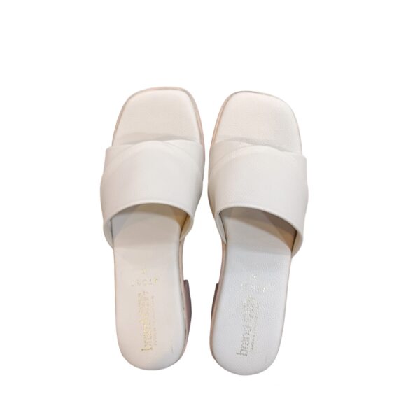 Elegant Women's Slip-On Sandals with Textured Block Heel